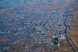 河北献县城区航拍, 2023-02-20